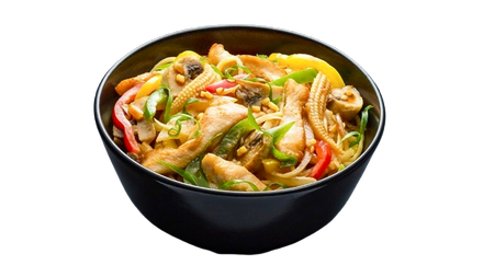 Локшина удон з куркою