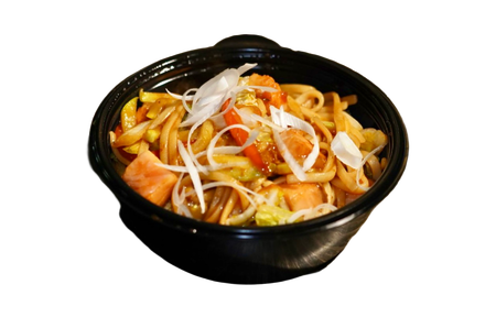 Локшина удон з лососем